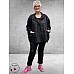 AKH Jas Kort Rouge Relic Suede Look Zwart